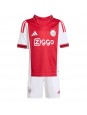 Ajax Oscar Gloukh #10 Replika Hemmakläder Barn 2025-26 Kortärmad (+ byxor)